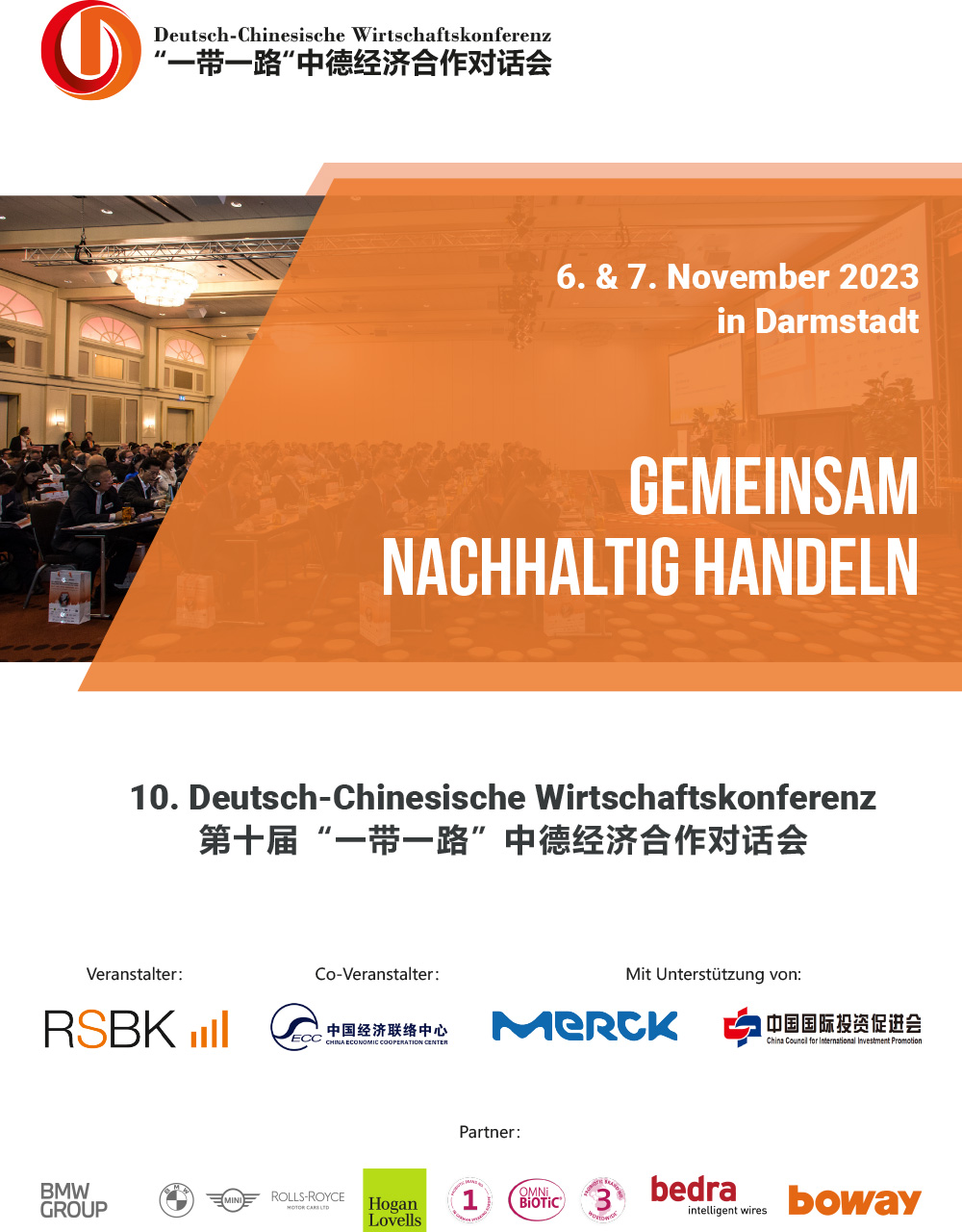 Programm der 10. Deutsch-Chinesische Wirtschaftskonferenz Seite 1
